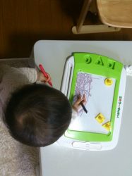 右手で書くの図