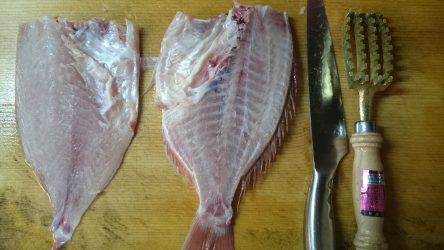 鯛の2枚おろし